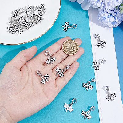 20Pcs Alloy Enamel European Dangle Charms FIND-NB0006-79-1