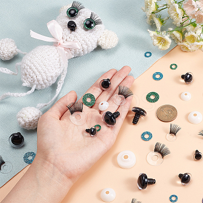 18 Sets Craft Resin Doll Eyes DOLL-PH0001-34-1