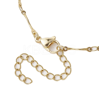 3Pcs 3 Sizes 304 Stainless Steel Wavy Bar Link Chain Macrame Pouch Necklace Making NJEW-JN05064-1