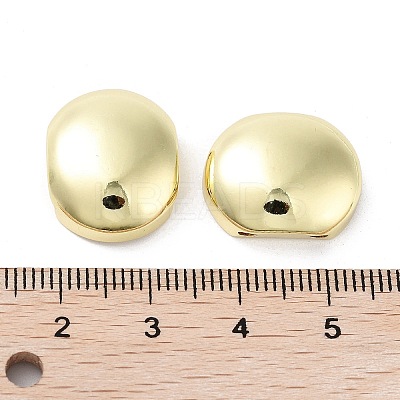 Oval Brass Beads KK-E102-25G-03-1