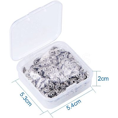 Tibetan Style Alloy Spacer Beads TIBEB-PH0004-06AS-1