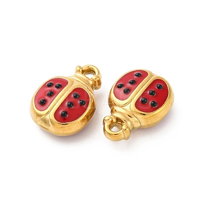 304 Stainless Steel Enamel Pendants STAS-B085-41G-1
