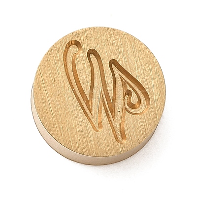 Golden Tone Brass Letter Stamps LS-KK-R005-01W-1
