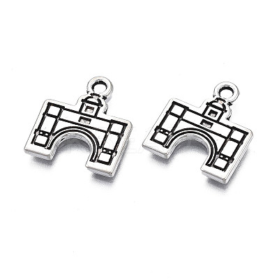 Tibetan Style Alloy Pendants TIBEP-N008-166-1