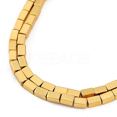 Electroplated Synthetic Non-magnetic Hematite Beads Strands G-C156-01G-1