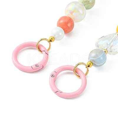 Acrylic & Resin Beaded Bag Straps AJEW-BA00107-1