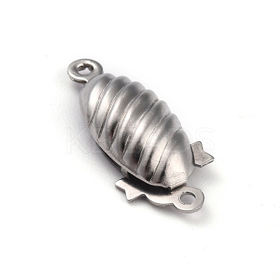 Non-Tarnish 304 Stainless Steel Box Clasps STAS-H151-16P-1