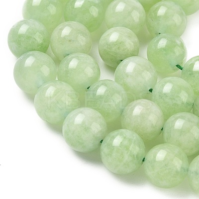 Dyed Natural Malaysia Jade Beads Strands G-G021-01D-04-1