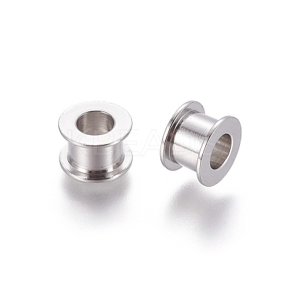 201 Stainless Steel European Bead Cores STAS-E464-22B-P-1