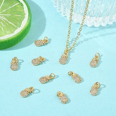 SHEGRACE Brass Micro Pave Cubic Zirconia Pendants XGRQ3D915-478G-1