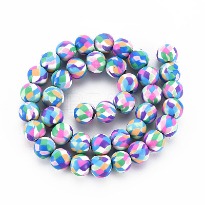 Handmade Polymer Clay Beads Strands CLAY-N008-054-09-1
