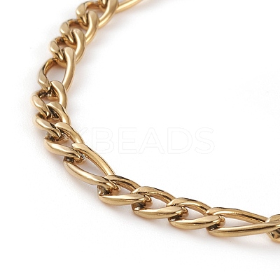 Women's 304 Stainless Steel Figaro Chains BJEW-JB05840-01-1