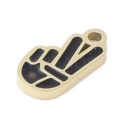 304 Stainless Steel Charms STAS-L022-407G-1