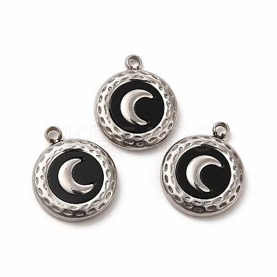 304 Stainless Steel Pendants STAS-A076-12P-1