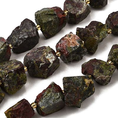 Raw Rough Natural Dragon Blood Beads Strands G-Z087-B09-1