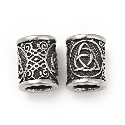 Viking Rune 304 Stainless Steel Beads LS-STAS-E164-01AS-1