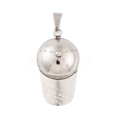 Non-Tarnish 304 Stainless Steel Pendants STAS-K283-09P-1