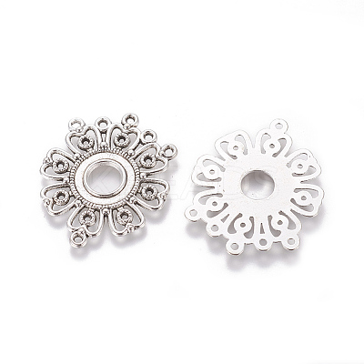 Tibetan Style Connectors LS-EA541Y-NF-1