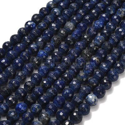 Natural Lapis Lazuli Beads Strands LS-G-F820-Z01-8mm-1
