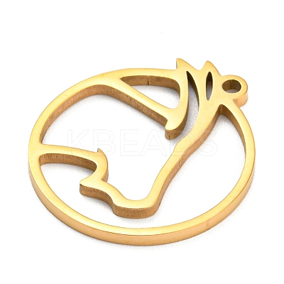 304 Stainless Steel Pendants STAS-Z043-01A-1