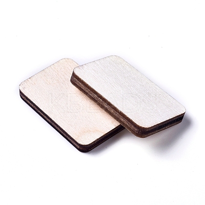 Unfinished Blank Poplar Wood Cabochons WOOD-D021-02A-1