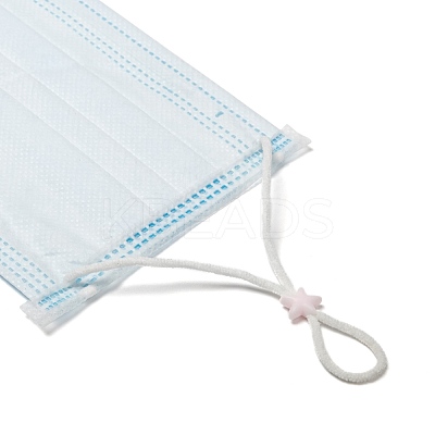 Star PVC Plastic Cord Lock for Mouth Cover KY-D013-01H-1