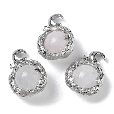 Natural Quartz Crystal Pendants G-A298-02P-06-1