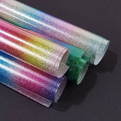4Pcs Colorful Glitter Heat Transfer DIY-SZ0003-60-1