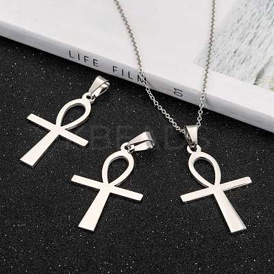Tarnish Resistant 304 Stainless Steel Pendants STAS-D147-15-1