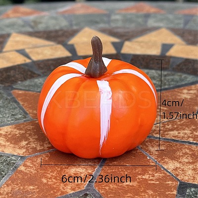 Polyethylene Artificial Pumpkin DJEW-WH0058-23H-1