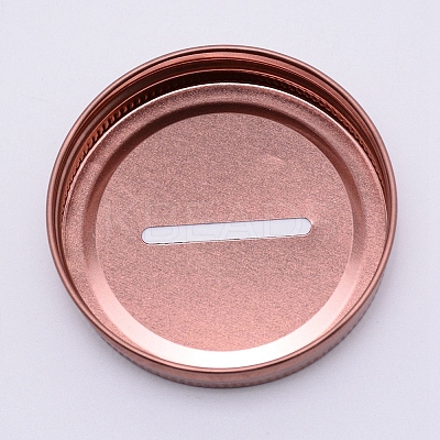Tinplate Coin Slot Bank Lids FIND-WH0047-14C-1