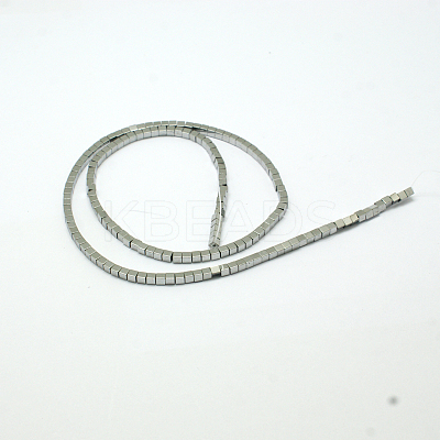 Non-magnetic Synthetic Hematite Beads Strands X-G-E098-2mm-5-1