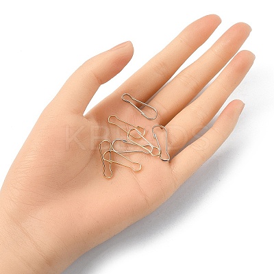 100Pcs 2 Colors Iron Keychain Clasp Findings IFIN-YW0003-38B-1