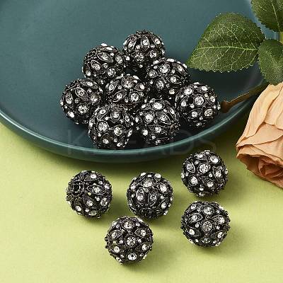 Alloy Rhinestone Beads RB-D260-B-1