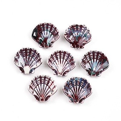 Handmade Porcelain Beads PORC-N009-01H-1