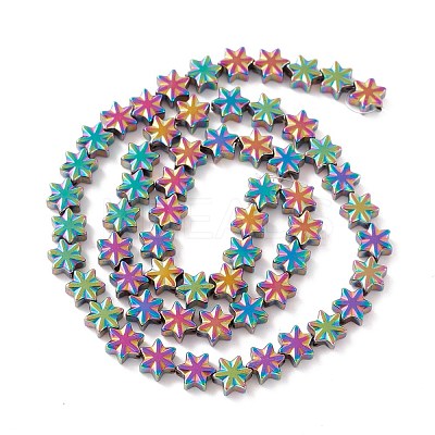 Electroplate Synthetic Non-magnetic Hematite Beads G-I317-03H-1