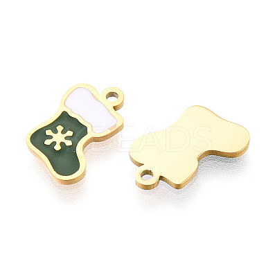 304 Stainless Steel Enamel Charms STAS-T065-60G-01-1