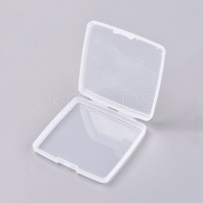 Transparent Polypropylene (PP) Bead Storage Containers Boxes CON-WH0070-04-1