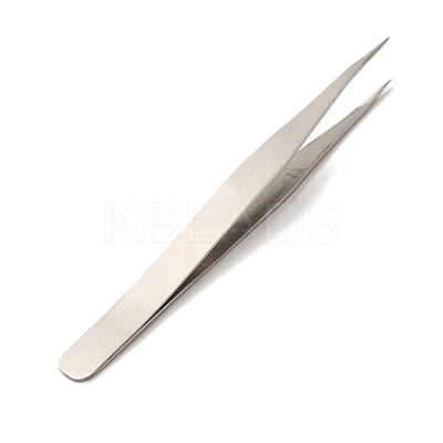 Tarnish Resistant 201 Stainless Steel Beading Tweezers TOOL-R017-02-1