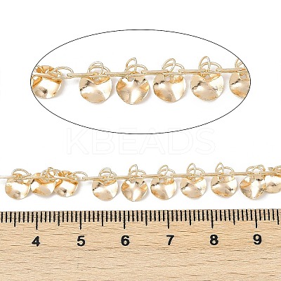 Handmade Brass Flat Round Chains CHC-Z001-03KCG-1