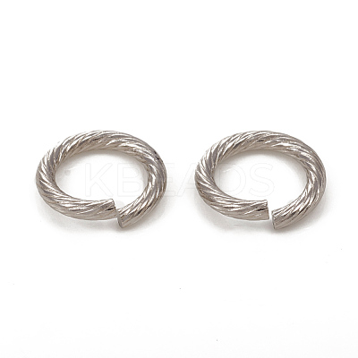 Tarnish Resistant 304 Stainless Steel Open Jump Rings STAS-G224-23P-03-1