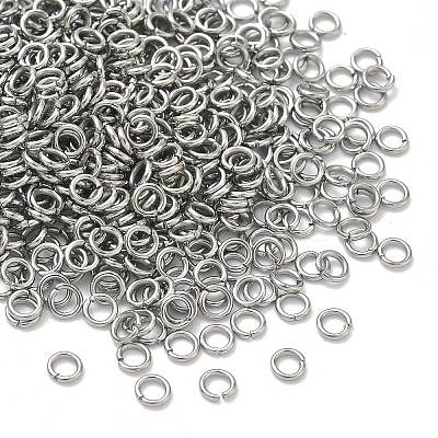 Tarnish Resistant 304 Stainless Steel Open Jump Rings STAS-Q186-02-3.5x0.7mm-1