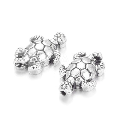Tibetan Style Alloy Beads TIBEB-7681-AS-NR-1