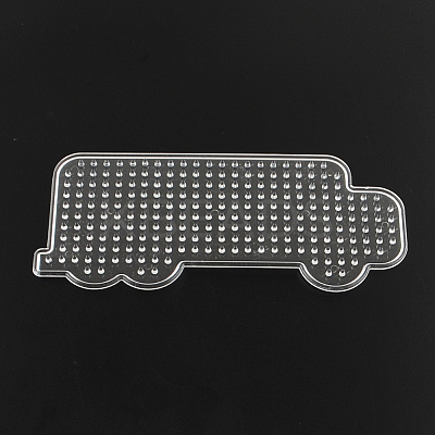 Lorry/Truck ABC Plastic Pegboards used for 5x5mm DIY Fuse Beads DIY-Q009-48-1