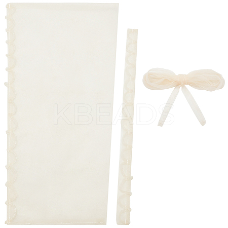 Mesh Bridal Dress Zipper Replacement DIY-WH0496-06B-1
