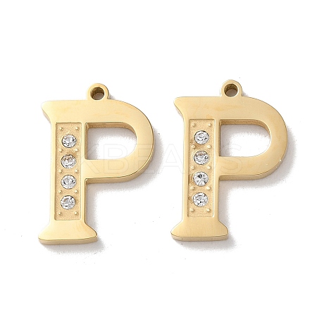 Real 14K Gold Plated 304 Stainless Steel Pendants STAS-L022-157G-P-1