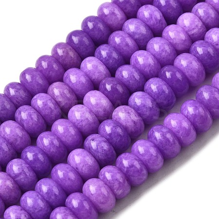 Dyed Natural White Jade Beads Strands G-G107-A22-01-1