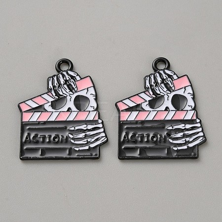 Zinc Alloy Enamel Pendants ENAM-CJC0021-20A-1