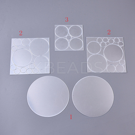 Acrylic Mirror Wall Stickers LS-AJEW-WH0109-60-1