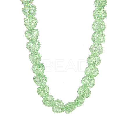 Resin Jelly Heart Beaded Necklaces FS-WGF46B0-06-1